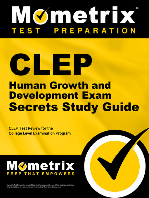 Title details for CLEP Human Growth and Development Exam Secrets Study Guide by CLEP Exam Secrets Test Prep Staff - Available